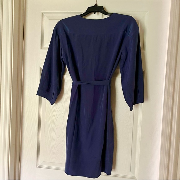 Diane Von Furstenberg Julieta Dress in Blue - Picture 3 of 9